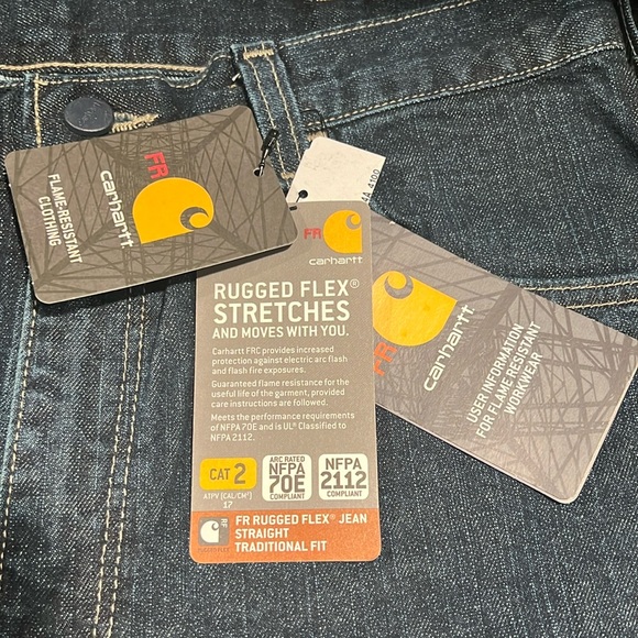 Carhartt 101814 FR Rugged Flex Traditional Fit Jean, 34x34 - Picture 12 of 14